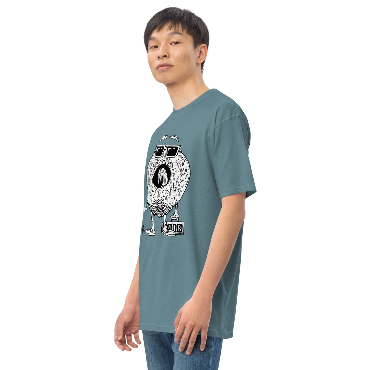Donald Donut - Black and White T-Shirt