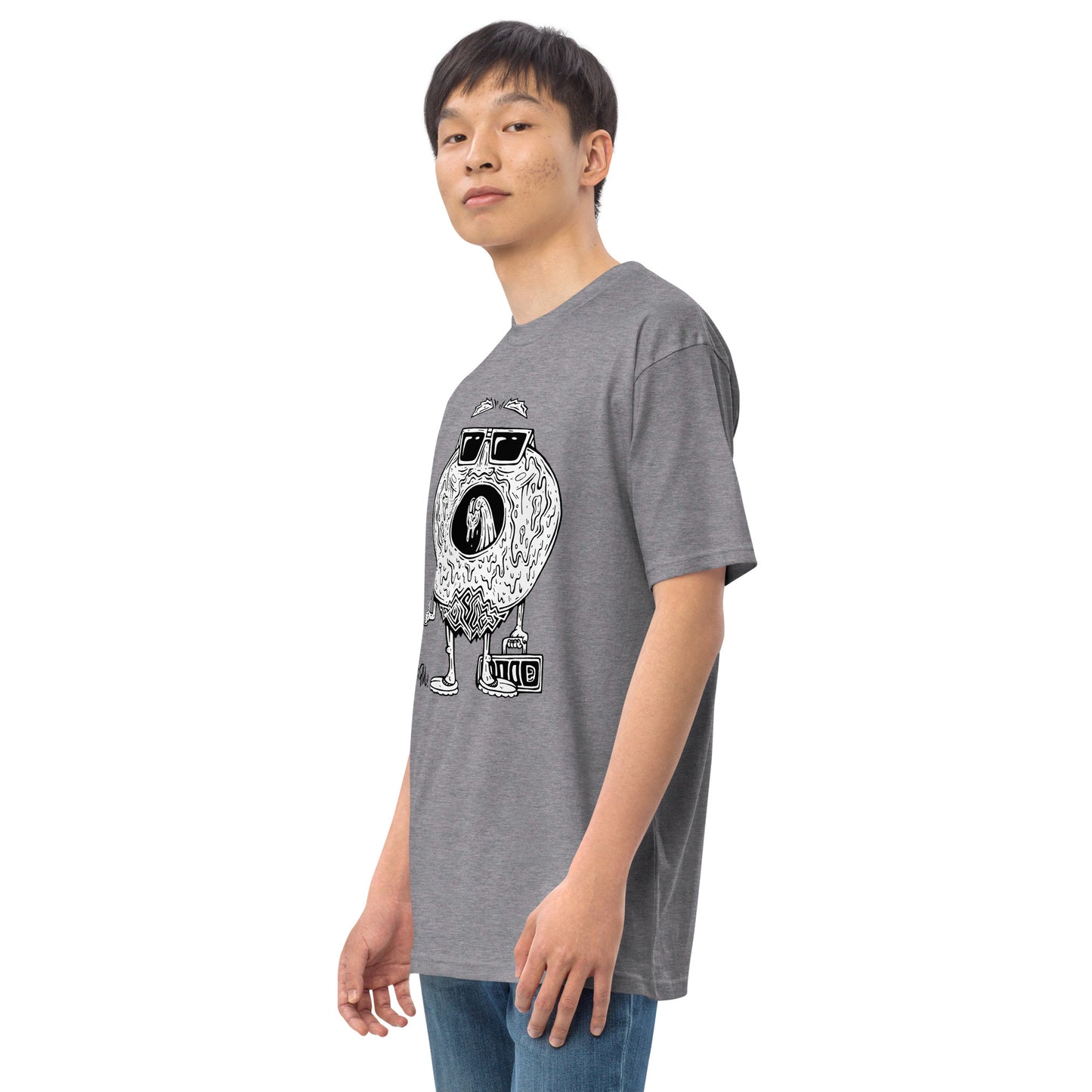 Donald Donut - Black and White T-Shirt