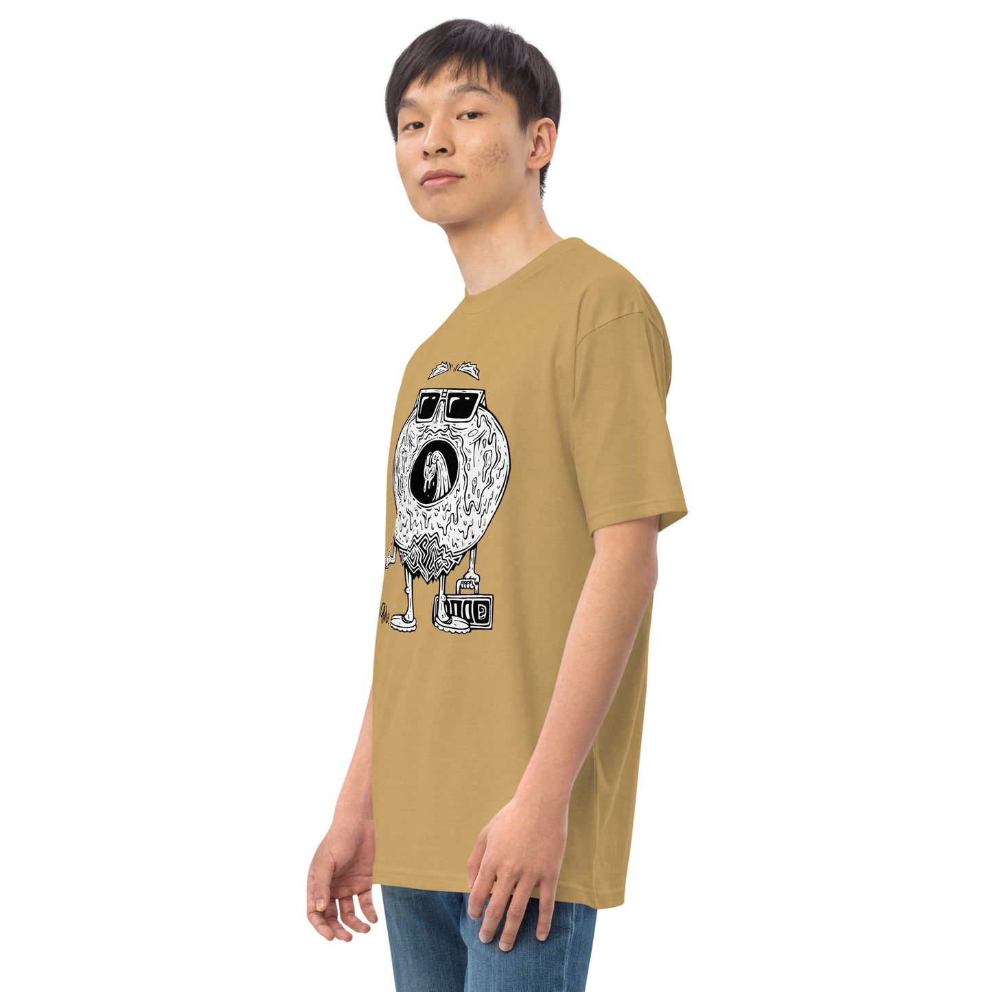 Donald Donut - Black and White T-Shirt