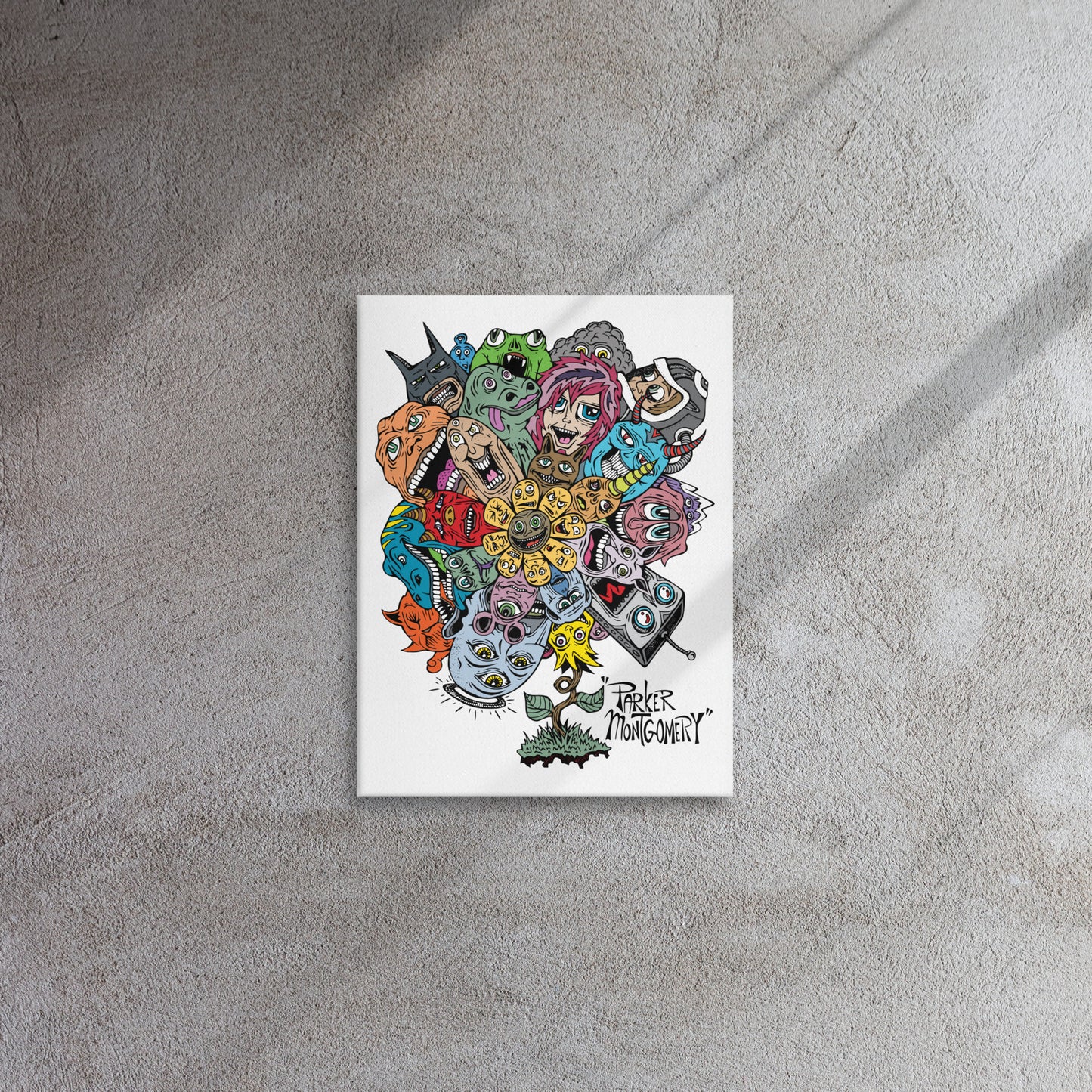 Flower of Many Heads Thin canvas