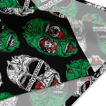Zed Sees All Repeater Bandana - Black