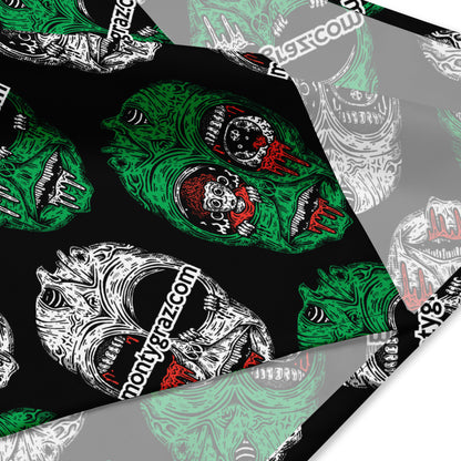 Zed Sees All Repeater Bandana - Black