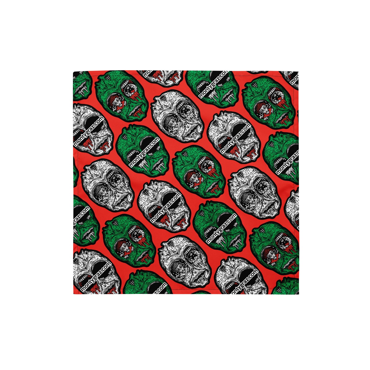 Zed Sees All Repeater Bandana - Red