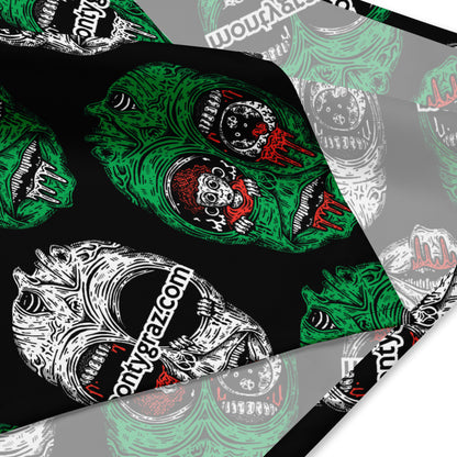 Zed Sees All Repeater Bandana - Black