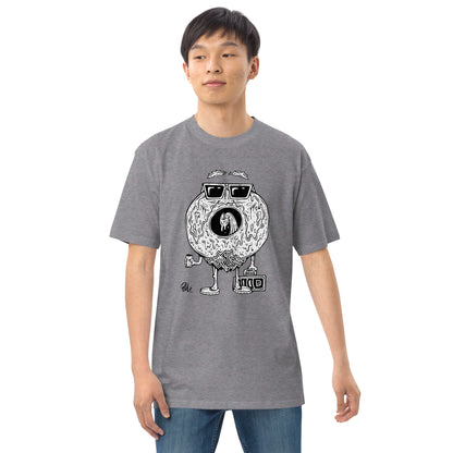 Donald Donut - Black and White T-Shirt