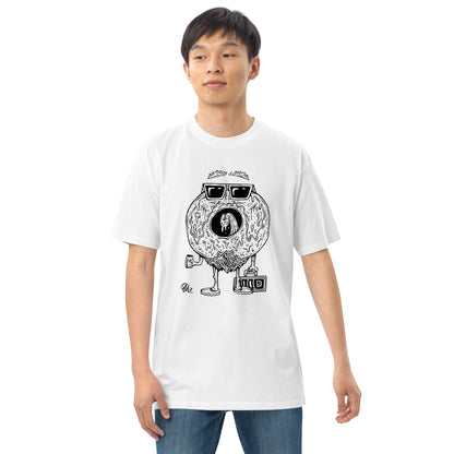 Donald Donut - Black and White T-Shirt